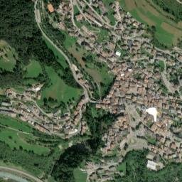 Tesero map(satellite map)