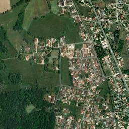 Attignat map(satellite map)