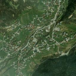 La Valle Agordina map(satellite map)