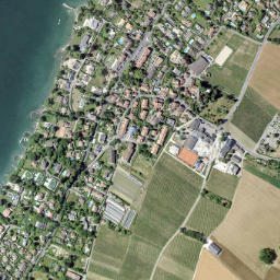 Anières map(satellite map)