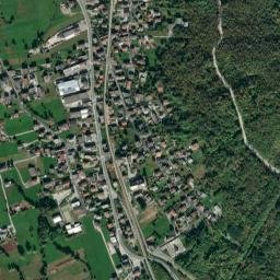 San Cassiano map(satellite map)