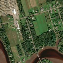 Shediac Bridge-Shediac River map(satellite map)