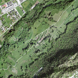 Sierre District map(satellite map)