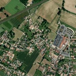 Grièges map(satellite map)