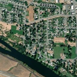 Benton City map(satellite map)