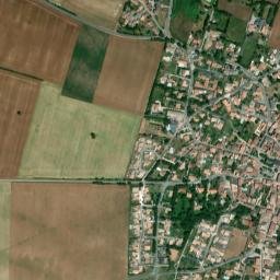 Courçon map(satellite map)