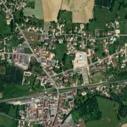 Mézériat map(satellite map)