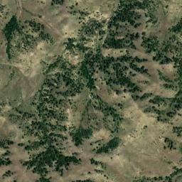 Rosebud County map(satellite map)