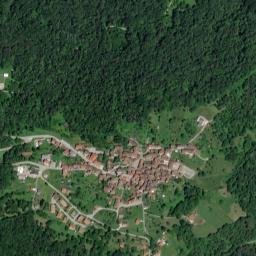 Frisanco map(satellite map)