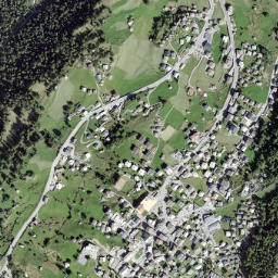 Grächen map(satellite map)
