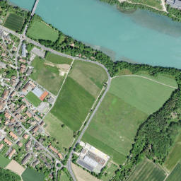 Aire-la-Ville map(satellite map)