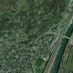 Bellinzona District map(satellite map)