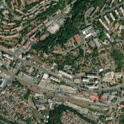 Komló map(satellite map)