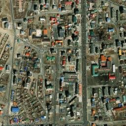 Bayanhongor map(satellite map)