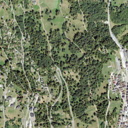Hérémence map(satellite map)