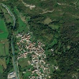Soccher-Paiane-Casan-Arsie map(satellite map)
