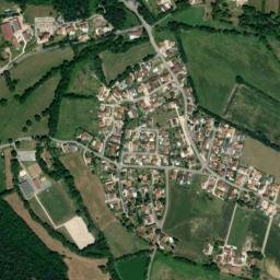 Montagnat map(satellite map)