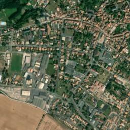 Chef-Boutonne map(satellite map)