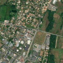 Guéreins map(satellite map)