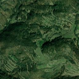 Satellite view of Rosia Montana and the Apuseni gold