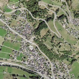 Bagnes map(satellite map)