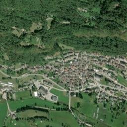 Pieve Tesino map(satellite map)