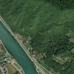 Radeče map(satellite map)