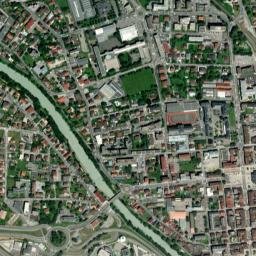 Cluses map(satellite map)