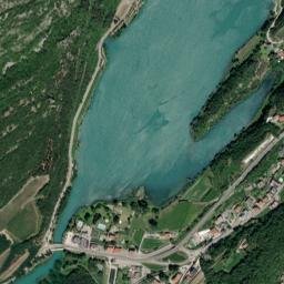 Padergnone map(satellite map)