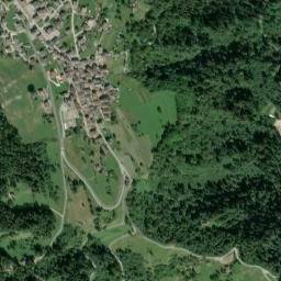Cinte Tesino map(satellite map)