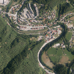 Spodnja Idrija map(satellite map)