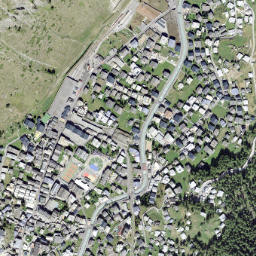 Zermatt map(satellite map)