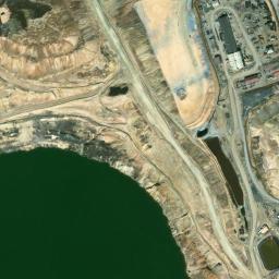Satellite view of The Berkeley Pit