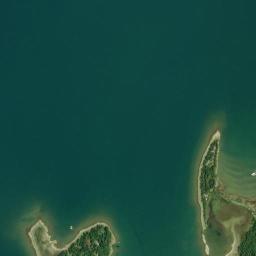 Satellite view of Drummond Island Golf Club