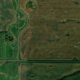 98th Street Southeast, Ashley, ND 58413 High Resolution Satellite Map