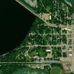 Elbow Lake map(satellite map)