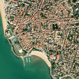 Fouras map(satellite map)