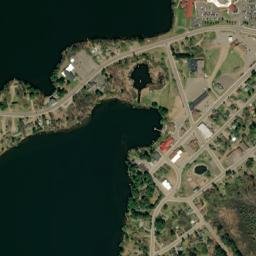 Lac du Flambeau map(satellite map)
