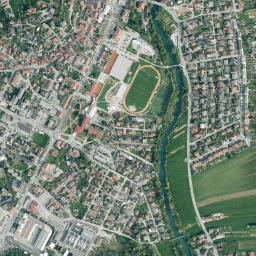 Vrhnika map(satellite map)