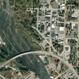 Manistique map(satellite map)