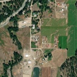 271 Conner Cutoff Road, Darby, MT High Resolution Satellite Map