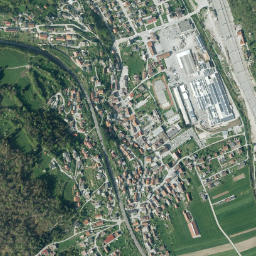 Borovnica map(satellite map)