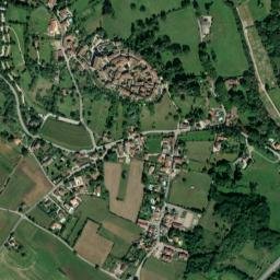 Pérouges map(satellite map)