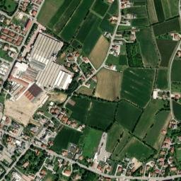 Brugnera map(satellite map)