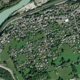 Les Houches map(satellite map)