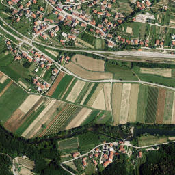 Prvačina map(satellite map)