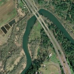 Interstate 5, La Center, WA 98629, USA High Resolution Satellite Map