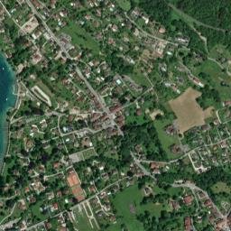 Menthon-Saint-Bernard map(satellite map)