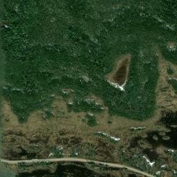 Satellite view of Nahma Golf Course