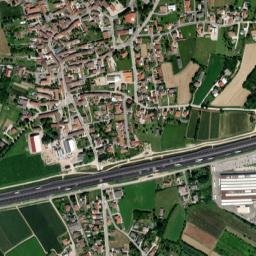 Pocenia map(satellite map)
